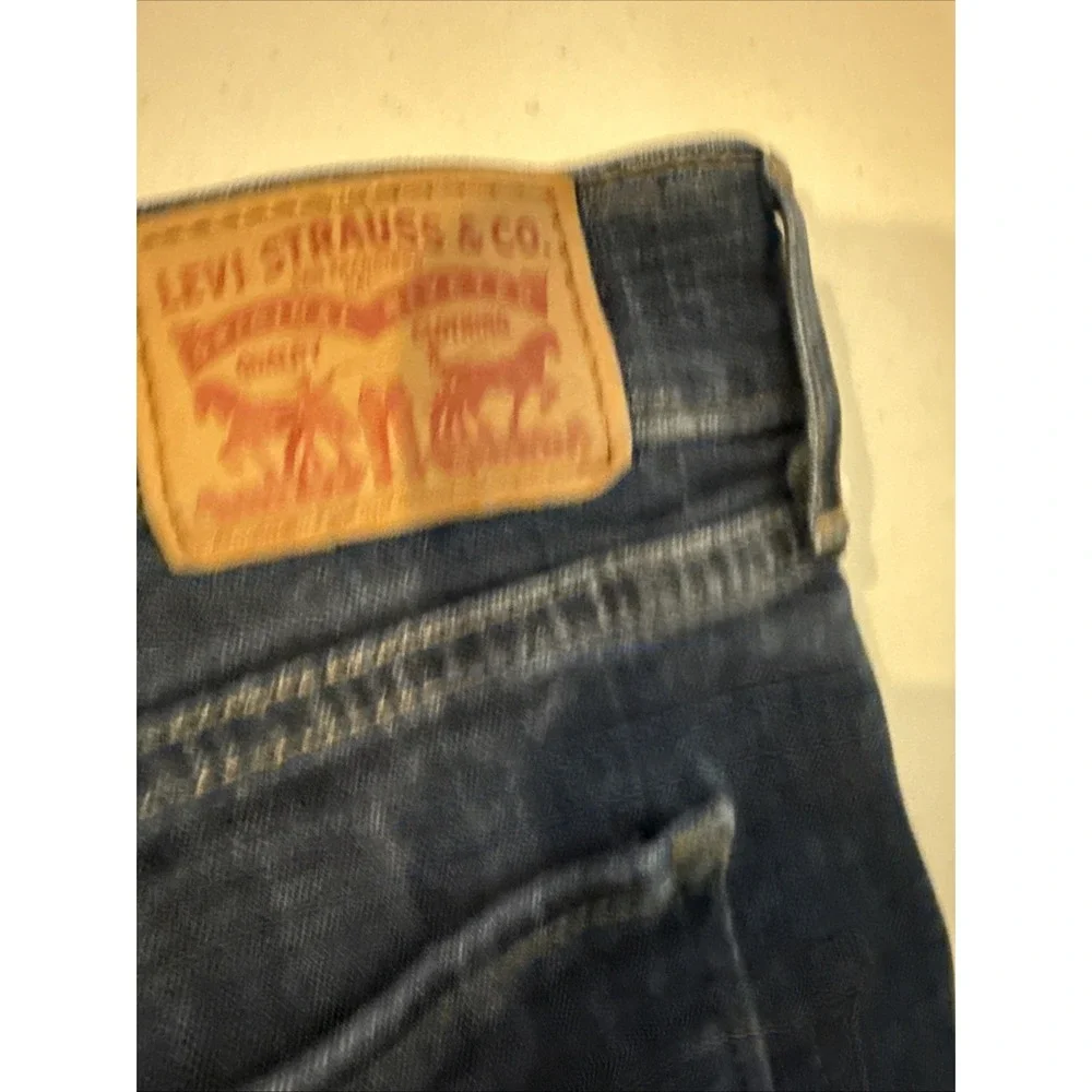 Levi Strauss Classic Straight Leg‎ Jeans Dark Wash Blue Denim 16M W33 L30